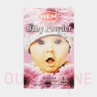 عود خوشبو کننده آبشاری هِم Hem مدل پودر بچه (بیبی پودر) Baby Powder