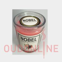 شمع معطر شیشه ای  شاتی ( لیوانی ) نوبل مدل بوکت ( باکت، دسته گل )